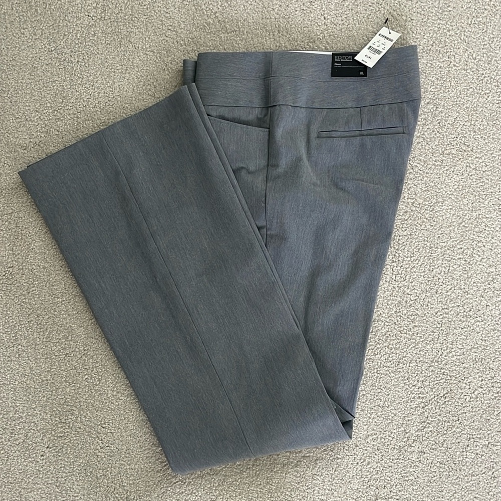 BNWT Express Low-Rise Flare Editor Pants 8L